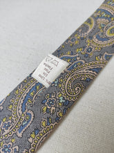 Afbeelding in Gallery-weergave laden, Anselmo Dionisio cravate paisley 100% lin Made in Italy
