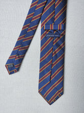 Carica l&#39;immagine nel visualizzatore di Gallery, Oriani Roma cravate club en soie Made in Italy
