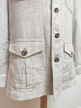 Carica l&#39;immagine nel visualizzatore di Gallery, Suitsupply safari jacket en lin et coton Di Sondrio modèle Sahara 50

