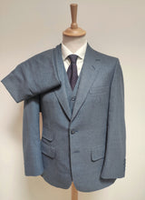 Carica l&#39;immagine nel visualizzatore di Gallery, Dormeuil costume vintage trois pièces en laine vierge M
