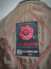 Afbeelding in Gallery-weergave laden, Old England Paris X Salko loden vintage à chevrons en pure laine vierge 54
