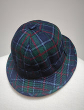 Carica l&#39;immagine nel visualizzatore di Gallery, Daks London chapeau ghillie à carreaux 100% laine Made in England 55
