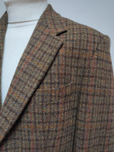 Carica l&#39;immagine nel visualizzatore di Gallery, Harris Tweed X Walbusch blazer vintage en tweed marron 54
