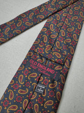 Afbeelding in Gallery-weergave laden, Old England Paris X Charles Hill cravate paisley en soie Made in England
