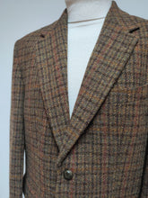 Afbeelding in Gallery-weergave laden, Harris Tweed X Walbusch blazer vintage en tweed marron 54
