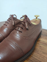 Afbeelding in Gallery-weergave laden, Walter shoes chaussures à lacets femme en cuir grainé marron 36,5
