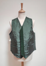 Charger l&#39;image dans la galerie, Lodenfrey gilet de costume vert sapin en laine 54
