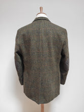 Charger l&#39;image dans la galerie, Harris Tweed blazer tweed à carreaux en laine vierge 54
