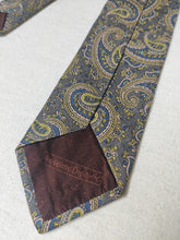 Afbeelding in Gallery-weergave laden, Anselmo Dionisio cravate paisley 100% lin Made in Italy
