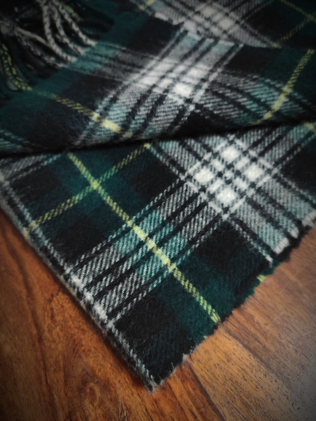 Barbour écharpe à carreaux 100% laine vierge Made in Scotland