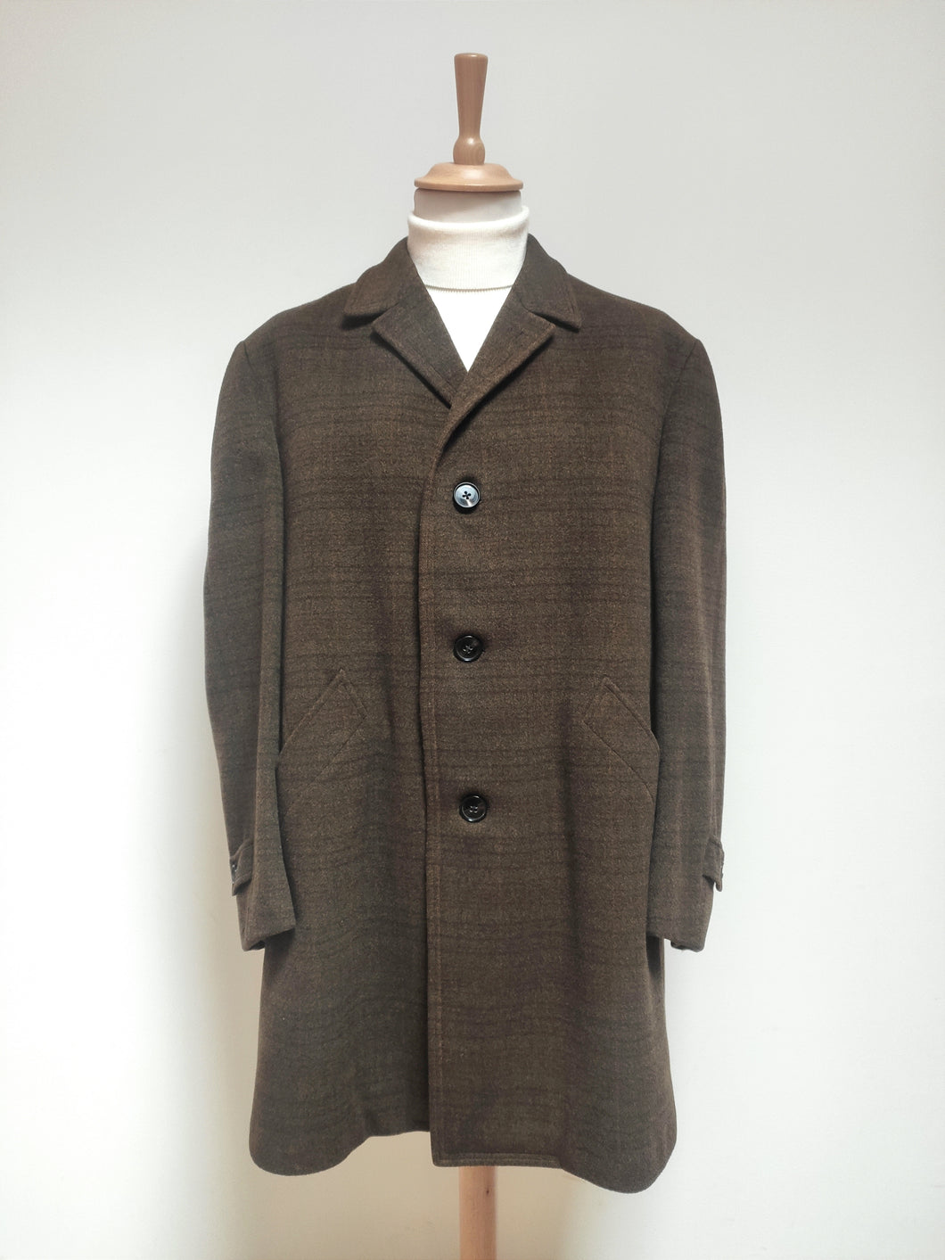 Everwell manteau à carreaux en pure laine Made in France 48