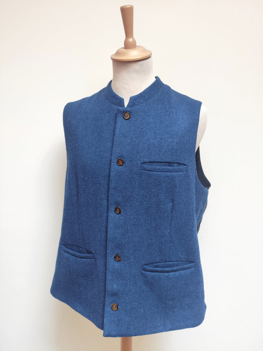 Harris Tweed X Walbusch gilet en pure laine vierge 56/58