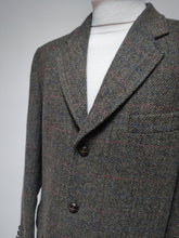 Charger l&#39;image dans la galerie, Harris Tweed blazer tweed à carreaux en laine vierge 54
