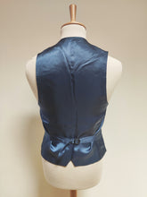 Carica l&#39;immagine nel visualizzatore di Gallery, Suitsupply gilet de costume à carreaux en laine soie et lin XS
