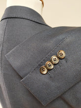 Afbeelding in Gallery-weergave laden, Suitsupply blazer tissu caviar bleu nuit pure laine 46/48
