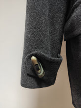 Afbeelding in Gallery-weergave laden, Burberry&#39;s duffle coat gris en laine et angora 42
