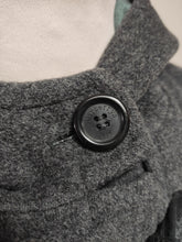 Carica l&#39;immagine nel visualizzatore di Gallery, Burberry&#39;s duffle coat gris en laine et angora 42
