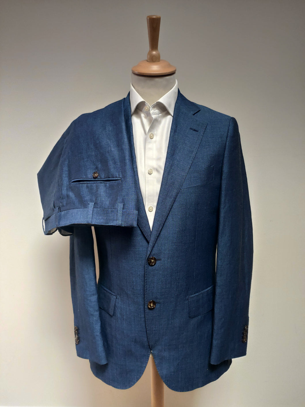 Suitsupply costume en laine et lin 48