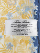 Afbeelding in Gallery-weergave laden, Brooks Brothers pochette en lin et coton
