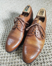 Afbeelding in Gallery-weergave laden, Carmina derby half brogue vitello tan 4,5 UK / 37,5 FR
