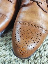 Afbeelding in Gallery-weergave laden, Carmina derby half brogue vitello tan 4,5 UK / 37,5 FR
