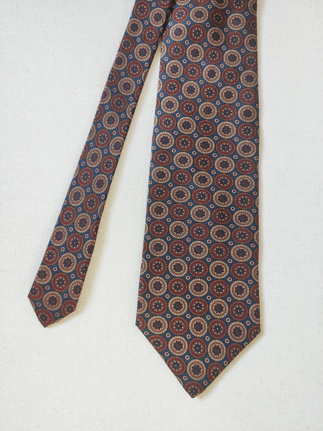 Cravate vintage en soie Made in Italy
