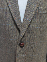 Charger l&#39;image dans la galerie, John Hanly &amp; Co veste tweed vintage pure laine vierge 50
