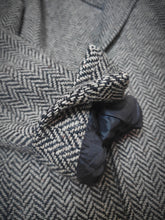Afbeelding in Gallery-weergave laden, Burberrys blazer vintage croisé à chevrons 40/L
