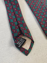 Carica l&#39;immagine nel visualizzatore di Gallery, Cravate vintage en soie à motif paisley Made in Italy
