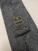 Carica l&#39;immagine nel visualizzatore di Gallery, Isaïa cravate en laine à motif chevrons Made in Italy
