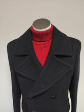 Afbeelding in Gallery-weergave laden, Suitsupply manteau Phoenix caban bleu marine pure laine 44/XS
