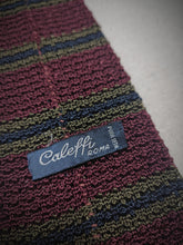 Charger l&#39;image dans la galerie, Cravate vintage à bout carré en tricot de soie Made in Italy
