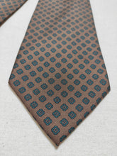 Afbeelding in Gallery-weergave laden, Berteil Paris cravate en soie à motif géométrique
