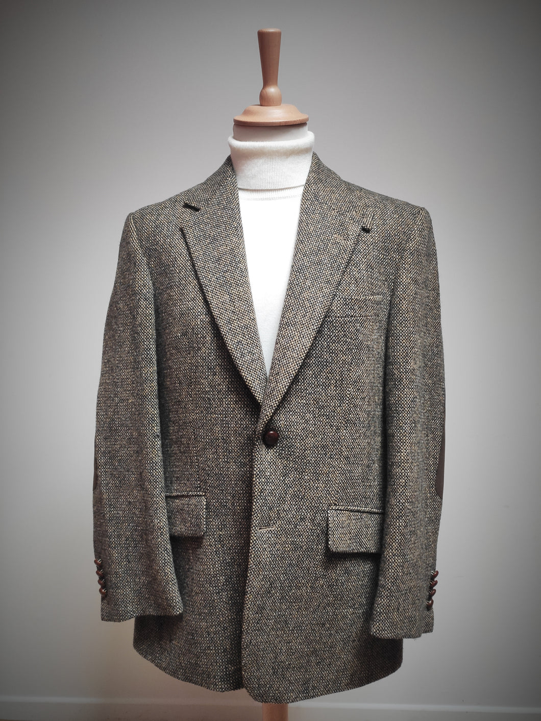 Harris Tweed X Barutti blazer tweed pure laine 50