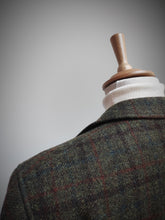 Afbeelding in Gallery-weergave laden, Blazer vert foncé à carreaux Harris Tweed X Barutti 54
