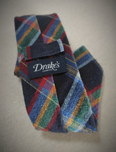 Carica l&#39;immagine nel visualizzatore di Gallery, Drake&#39;s cravate madras à carreaux Made in England

