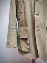 Afbeelding in Gallery-weergave laden, Veste vintage saharienne sable 100% coton Di Sondrio 48
