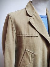 Afbeelding in Gallery-weergave laden, Veste vintage saharienne sable 100% coton Di Sondrio 48
