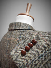 Afbeelding in Gallery-weergave laden, Harris Tweed X Mario Barutti blazer tweed pure laine vierge 54
