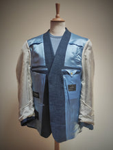 Afbeelding in Gallery-weergave laden, Scabal blazer à carreaux en lin et coton délavé 58R
