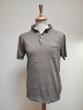 Charger l&#39;image dans la galerie, Suitsupply polo marron clair en lin et coton taille M
