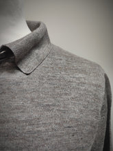 Charger l&#39;image dans la galerie, Suitsupply polo marron clair en lin et coton taille M
