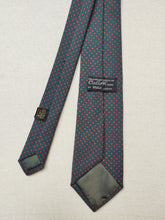 Afbeelding in Gallery-weergave laden, Caleffi Roma X Vivax London cravate verte en laine Made in England
