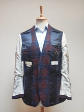 Afbeelding in Gallery-weergave laden, Suitsupply havana blazer à carreaux en laine soie et lin Vitale Barberis 50
