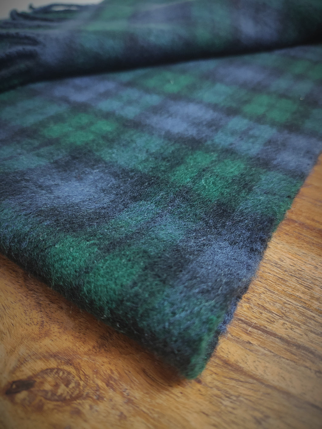 Crombie écharpe à carreaux laine d'agneau Made in Scotland