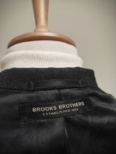 Carica l&#39;immagine nel visualizzatore di Gallery, Brooks Brothers pardessus vintage en laine à chevrons Made in USA 40 R - 50 EU
