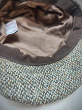 Afbeelding in Gallery-weergave laden, Harris Tweed casquette tweed plate en pure laine 55
