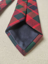 Afbeelding in Gallery-weergave laden, Breuer cravate tartan en laine Made in Italy
