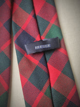 Afbeelding in Gallery-weergave laden, Breuer cravate tartan en laine Made in Italy
