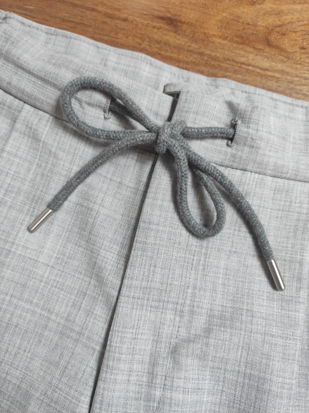 Suitsupply pantalon Ames à cordon gris clair 100% laine Vitale Barberis 44 / XS